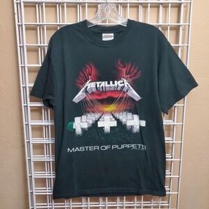 Metallica Vintage 1994 Master Of Puppets Faded Graphic Band T-Shirt